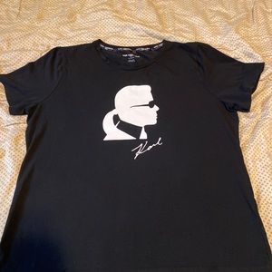 KARL LAGERFELD PARIS SILHOUETTE TEE